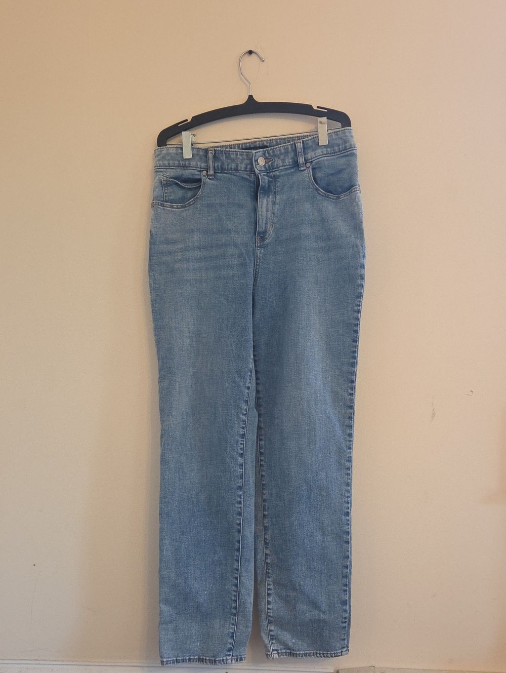 Women's Light Blue Straight Leg Jeans